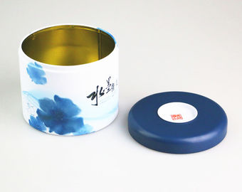 China D100mm-Tee-Zinn-runde Behälter-Tee-Vorratsbehälter-Tee-Behälter für losen Tee fournisseur