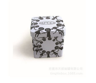 China Nahrungsmittelgrad, der rechteckigen Zinn-Kasten mit besonders angefertigt gedruckt für Tee verpackt fournisseur