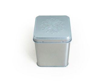 China Zinn-Kasten des Quadrat-90gram für Oolong-Tee-Kanister-Speicher fournisseur