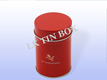 China Schokoladen-Hochzeits-Süßigkeits-runder Zinn-Kasten, Geschenk-Zinn-Vorratsbehälter D61 X 75 Millimeter fournisseur