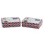 Kleiner Rechteck Chrsitmas-Postsendungs-Geschenk-Zinn-Kasten mit kundengebundenem Logo-Druck fournisseur