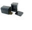 68x68x89mm Metallschwarzes Quadrat-Zinn-Kasten-Behälter für losen Tee-Speicher, Metallspeicher-Zinn fournisseur