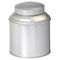 Gewohnheit lagerte Deckel-Metallzinn-Kasten/runder Zinn-Behälter-glatten Lack schwenkbar fournisseur