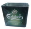 Carslberg-Coca- Colabier-Koks-Zinn-Eis-Eimer mit Drucken und der Prägung fournisseur