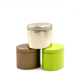 China Schmuck Verpackung Airtight Oval leere dekorative Blechcontainer Tea Geschenke Blechdosen fournisseur
