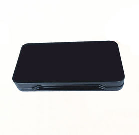 China Schwarze elegante matel Blechdose/Zinnkastenbehälter mit eingehängtem Deckel und innerem Plastikspiegel fournisseur