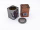 Kleiner quadratischer verpackender Tee-Zinn-Kasten, 75 76 Wein kundengebundener Zinn-Kasten fournisseur
