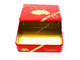 Weihnachtsblauer rechteckiger Zinn-Kasten für Schokoladen-Plätzchen-Geschenk-Förderungen fournisseur