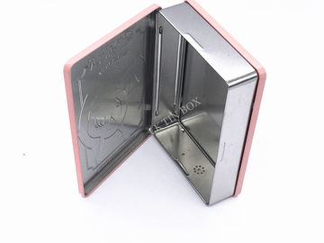 Buch geformt Metall Rechteckig Geschenk Blechdose Drucken mit Prägung fournisseur