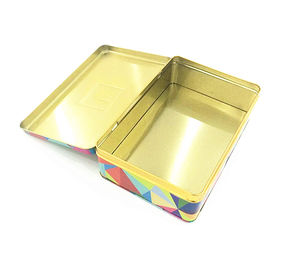 Zinn-Brotdose-Rechteck-Geschenk-Zinn-Kasten-Metallrechteckiges Zinn-Kasten-Weinlese-Tee-Zinn fournisseur