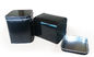 68x68x89mm Metallschwarzes Quadrat-Zinn-Kasten-Behälter für losen Tee-Speicher, Metallspeicher-Zinn fournisseur